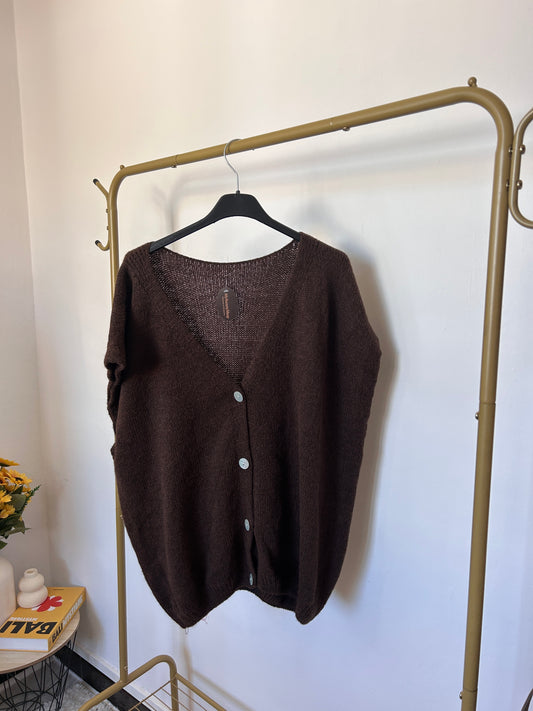 Gilet LAURA Chocolat