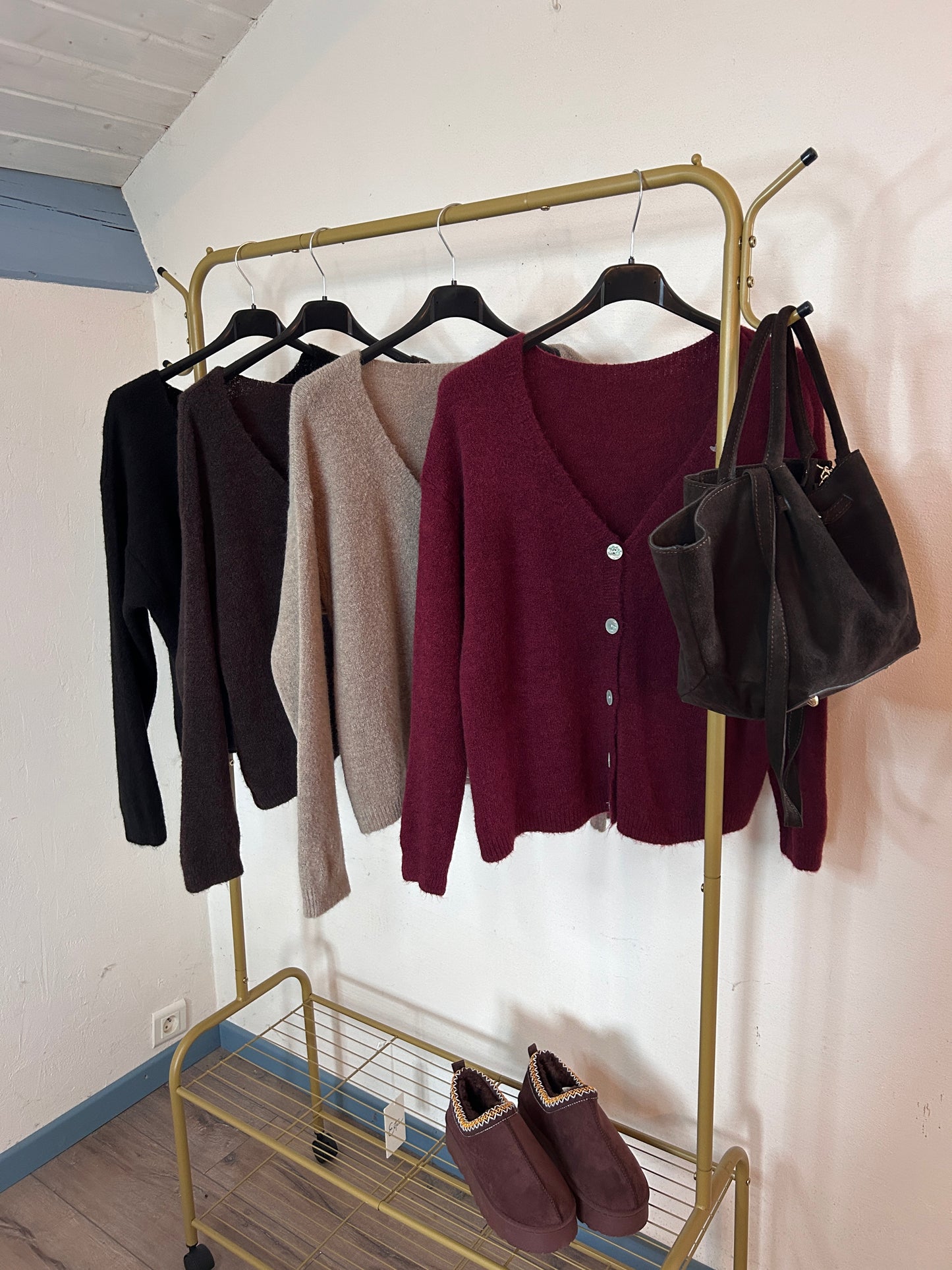 Gilet CHLOÉ manche longue Noir