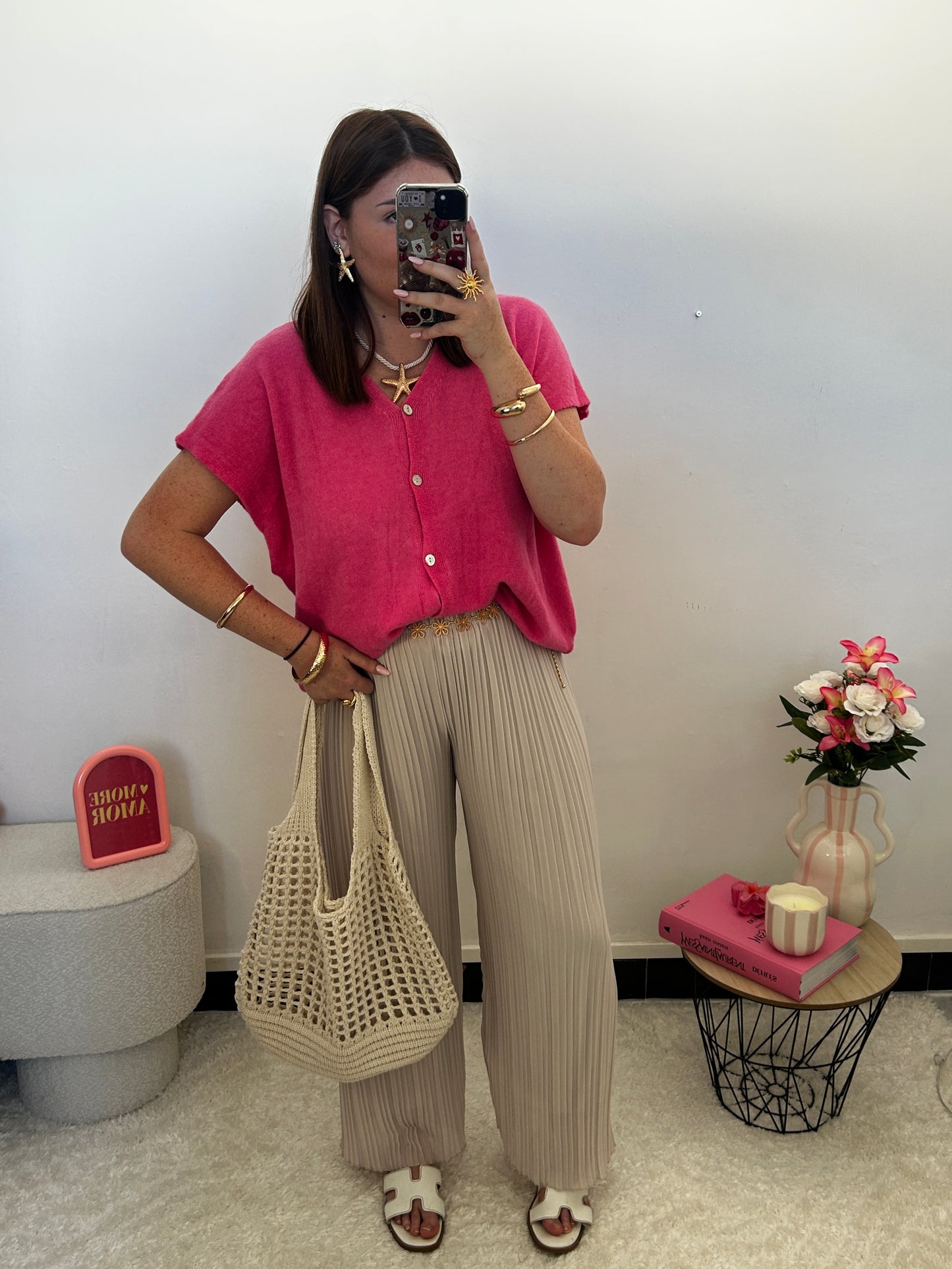 Gilet CHLOE fuchsia