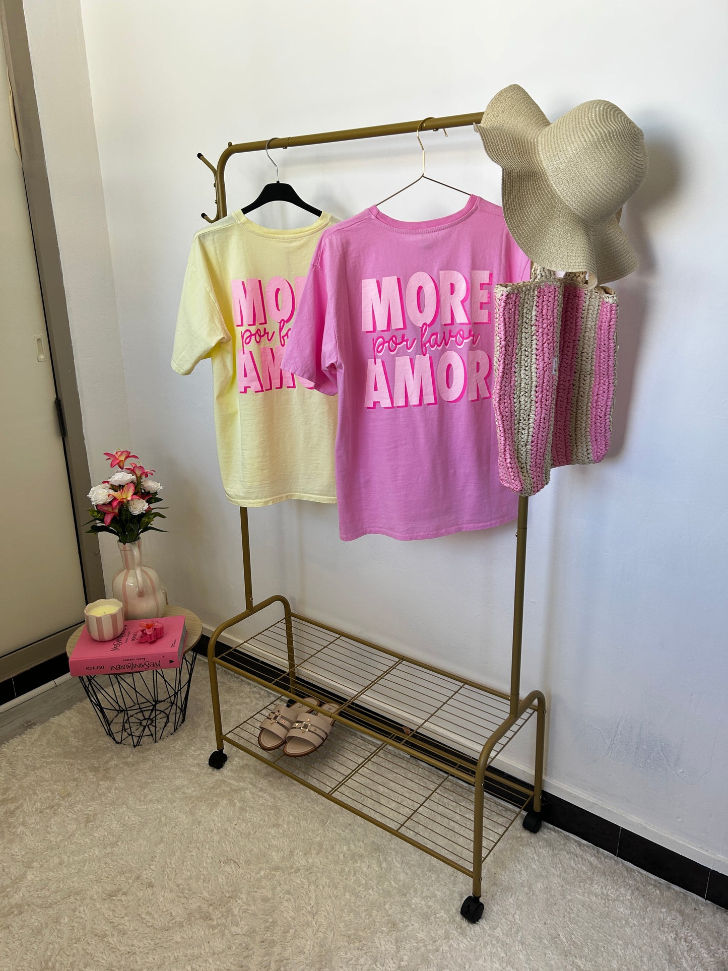 T-shirt AMOR jaune