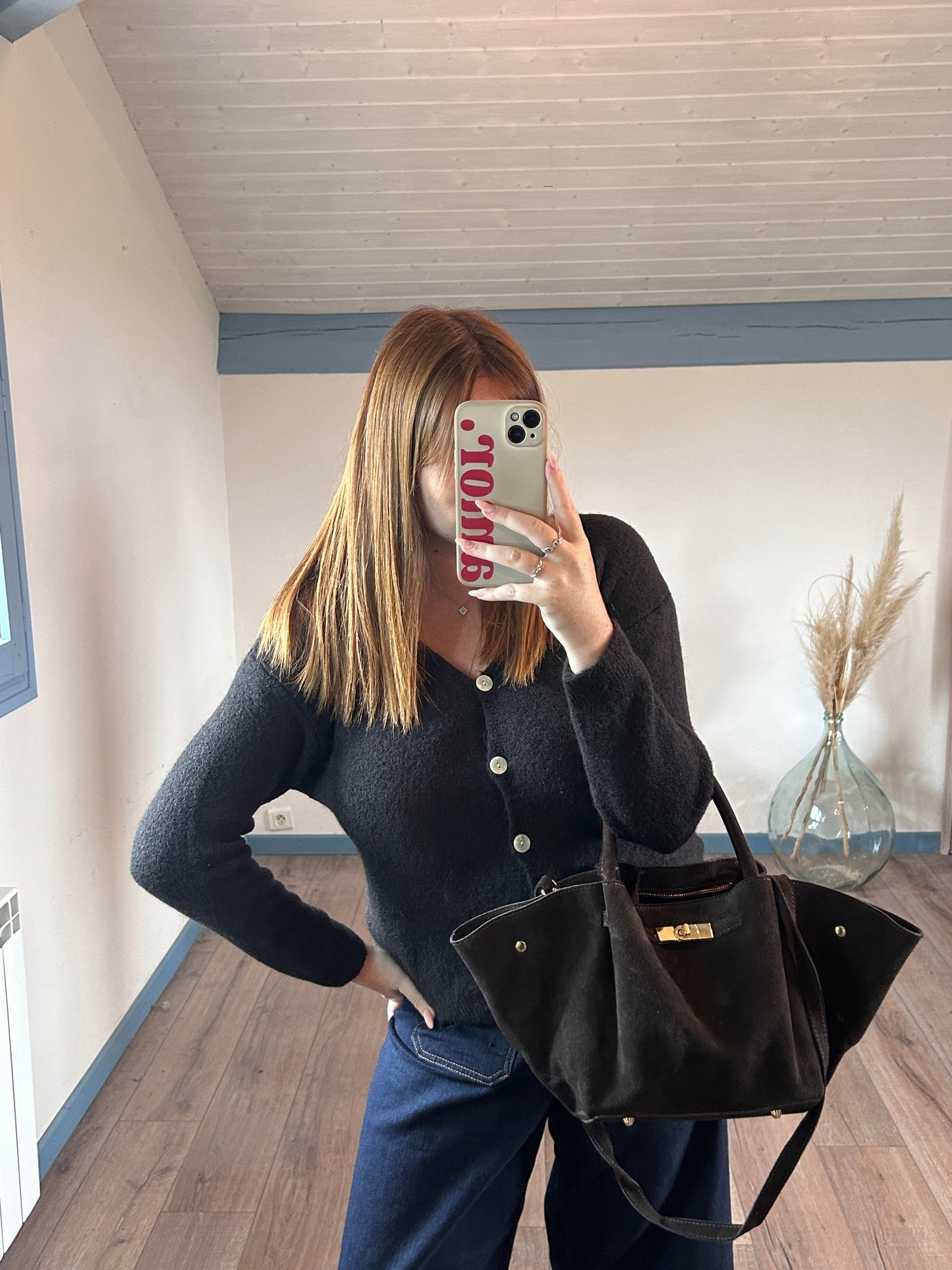 Gilet CHLOÉ manche longue Noir