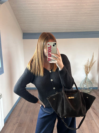 Gilet CHLOÉ manche longue Noir