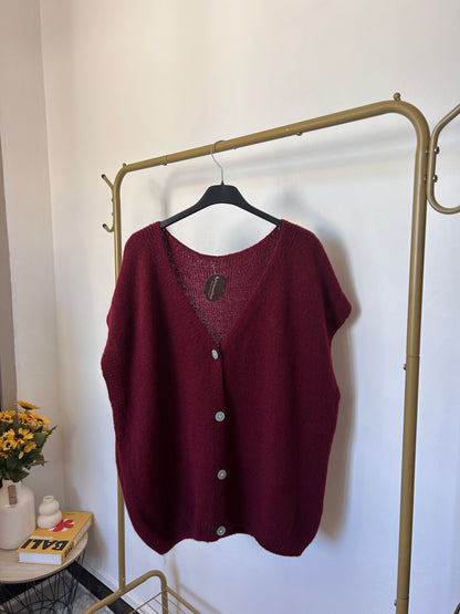 Gilet LAURA Bordeaux