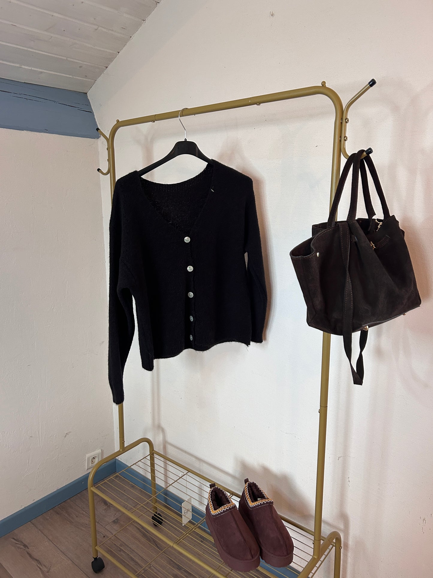 Gilet CHLOÉ manche longue Noir