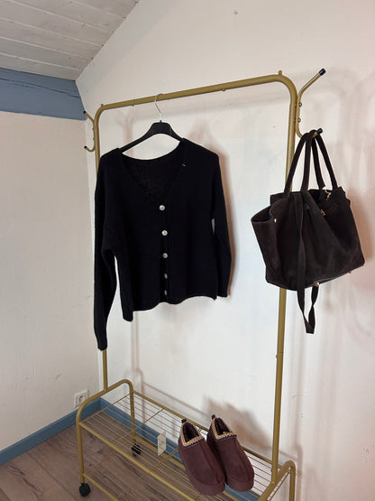 Gilet CHLOÉ manche longue Noir