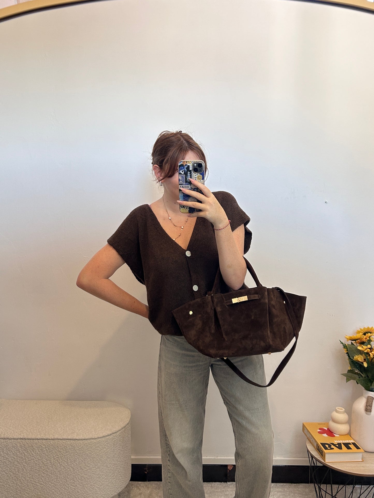 Gilet LAURA Chocolat