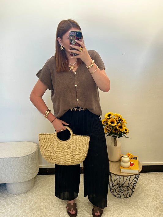 Gilet CHLOE Brun