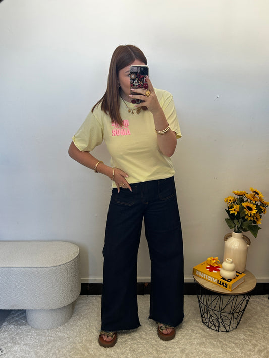 T-shirt AMOR jaune
