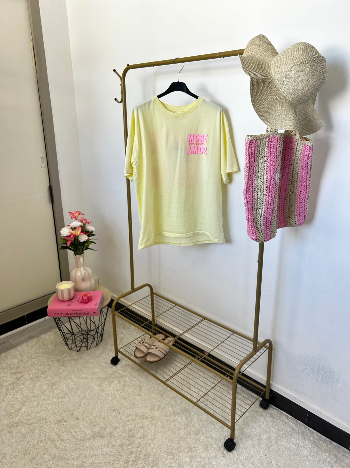 T-shirt AMOR jaune