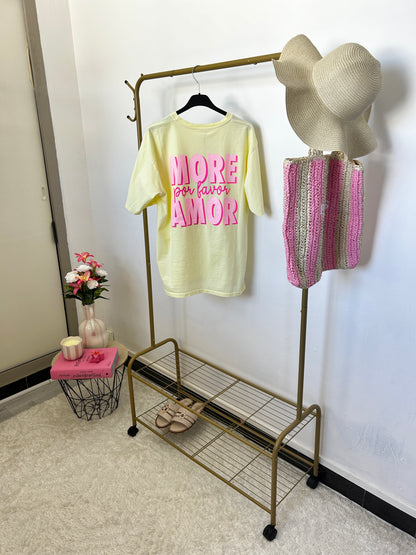 T-shirt AMOR jaune