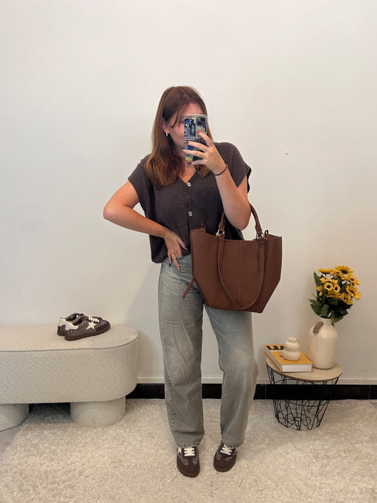 Gilet Chloe Chocolat